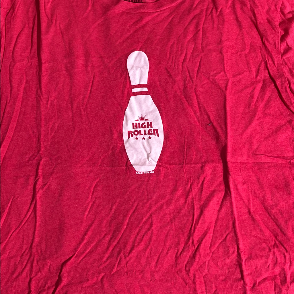 Solid Threads Red Graphic TShirt Solid Threads Red Graphic TShirt